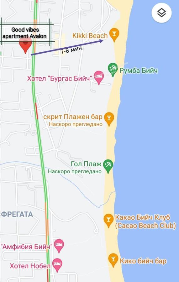 Good Vibes Apartment Avalon Слънчев бряг Екстериор снимка
